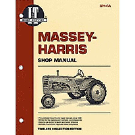 I&T Shop Service Manual MH-6A Fits Massey Harris Tractor Pacer 16